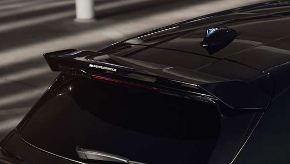 M Performance rear diffuser carbon fibre BMW 1 Series 128ti F40 M Performance Parts M Performance rear diffuser carbon fibre BMW 1 Series 128ti F40 M Performance Parts close-up