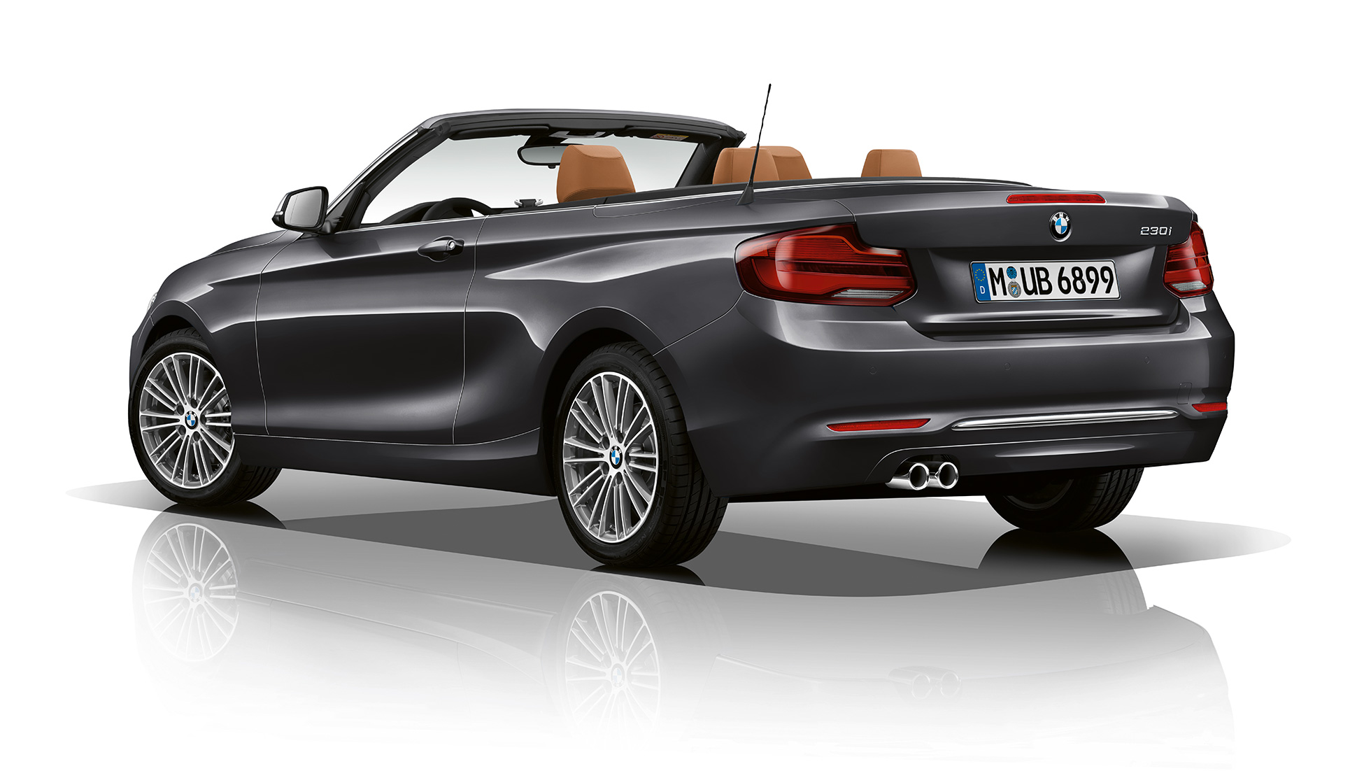 BMW 2 Series Convertible, Model Luxury Line three-quarter rear shot