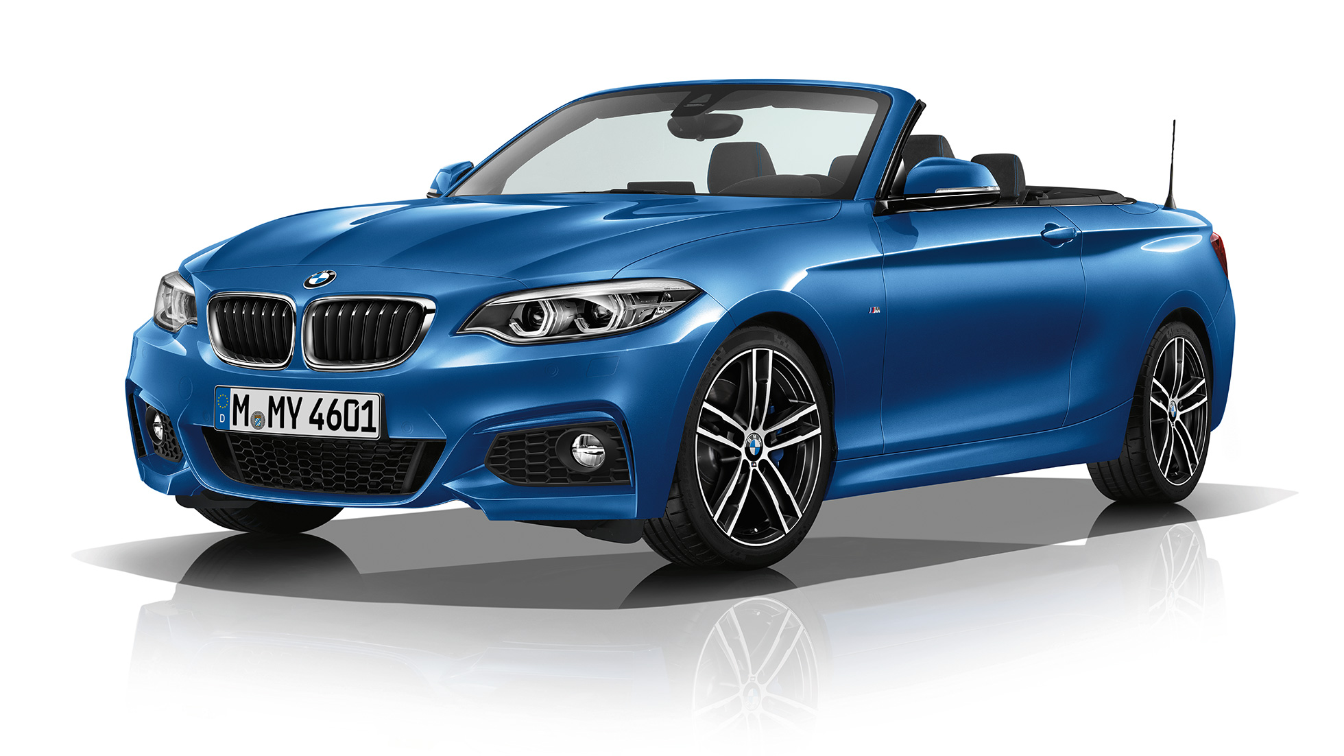 BMW 2 Series Convertible, Model M Sport three-quarter front shot BMW 2 Series Convertible, Model M Sport three-quarter front shot