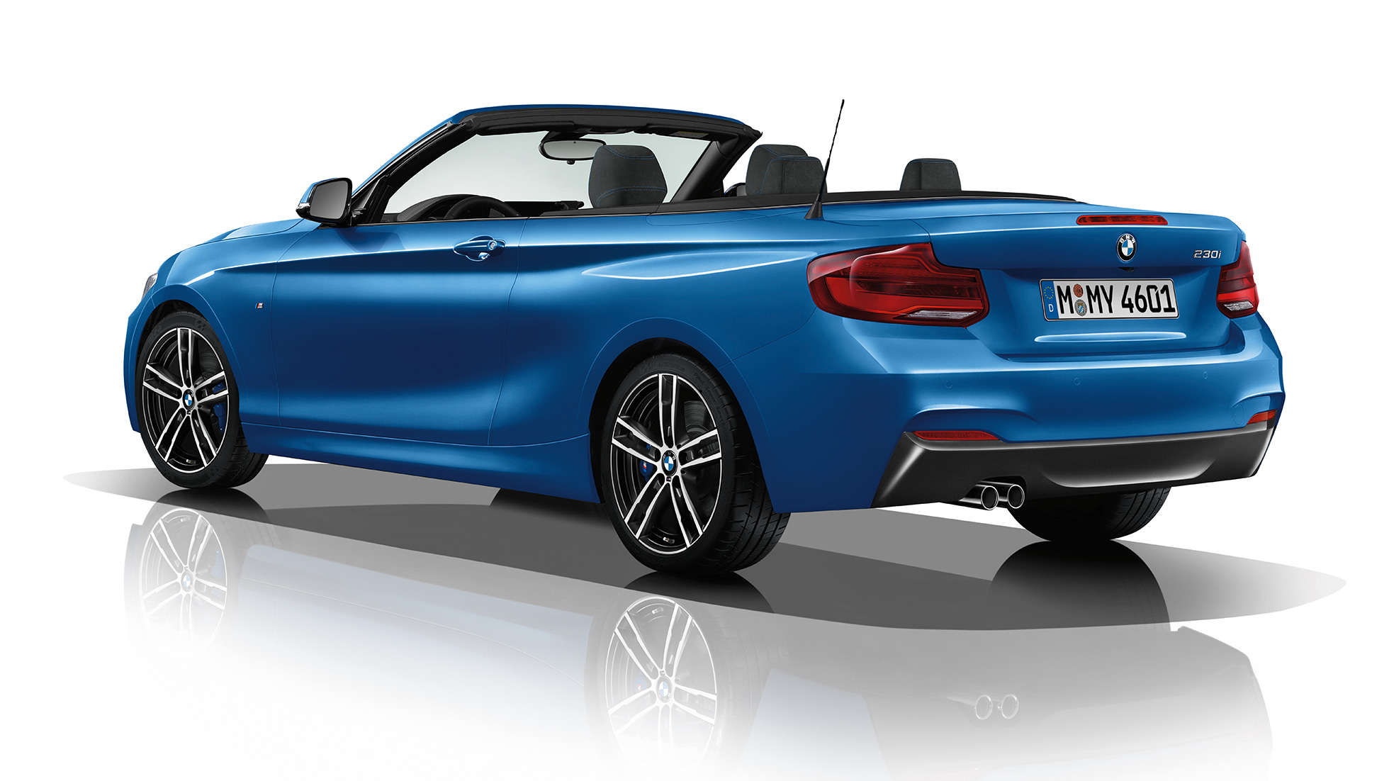BMW 2 Series Convertible, Model M Sport three-quarter rear shot BMW 2 Series Convertible, Model M Sport three-quarter rear shot