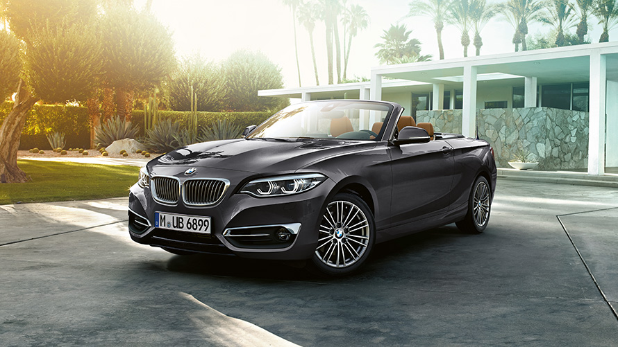 BMW 2 Series Convertible, three-quarter front shot
