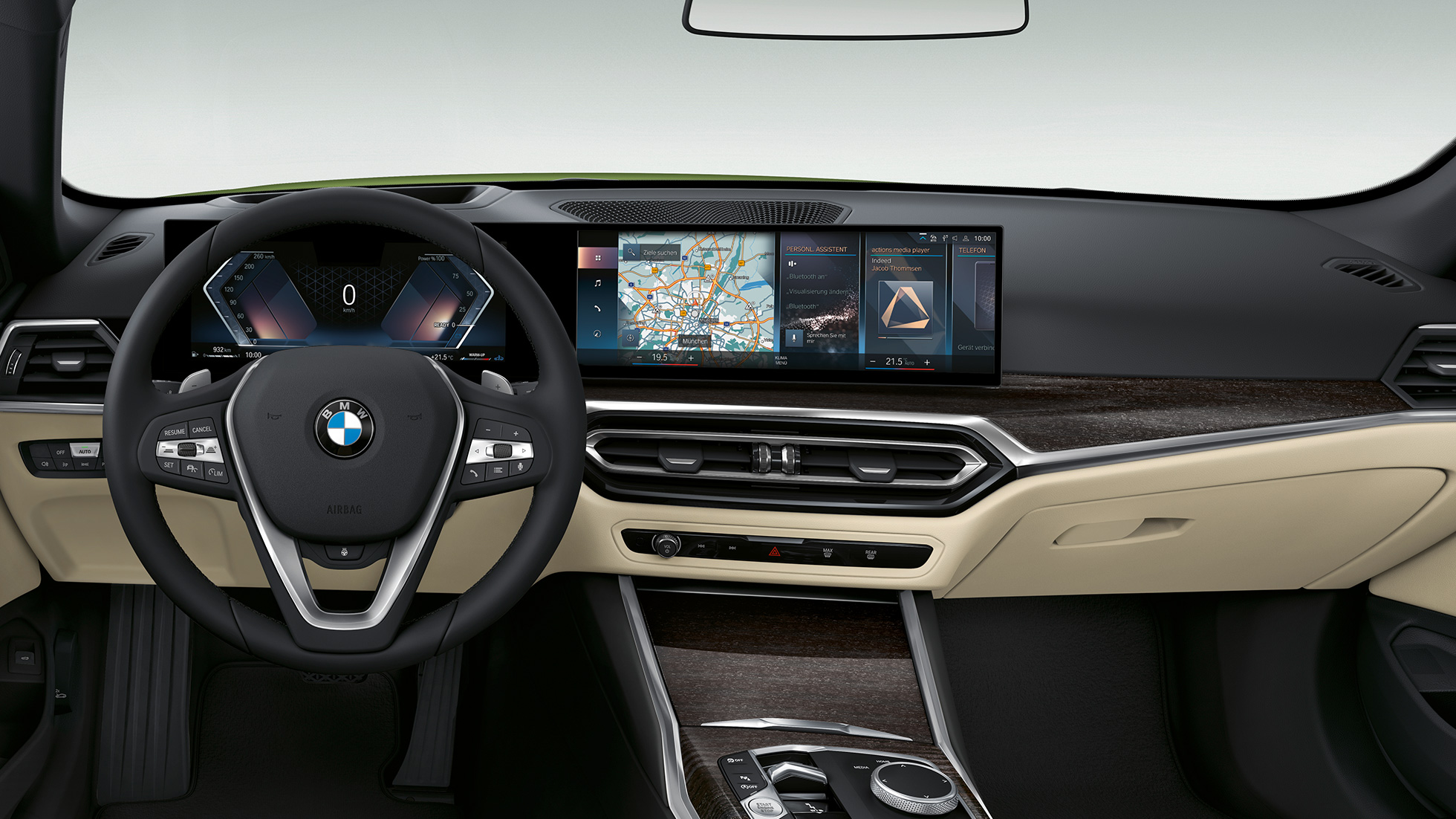 BMW 4 Series Convertible G23 2020 base model interior cockpit