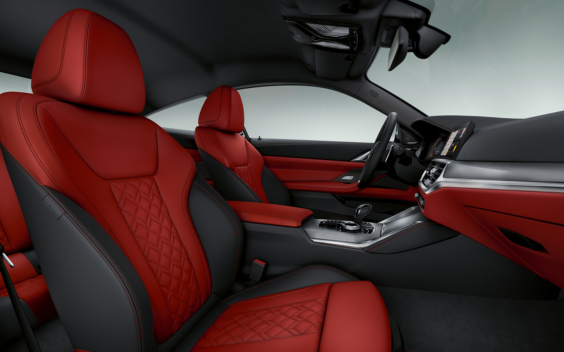 BMW Individual extended leather trim 'Merino' Fiona Red/Black BMW 4 Series Coupé Individual G22 2020 