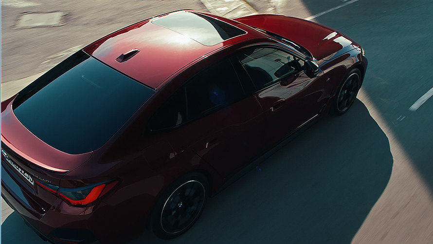 BMW 4 Series Gran Coupé G26 2021 driving dynamics in the video BMW 4 Series Gran Coupé G26 2021 driving dynamics in the video