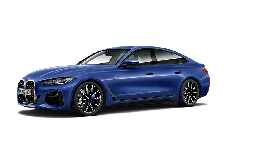  BMW 4 Series BMW 4 Series Gran Coupé G26 three-quarter side view