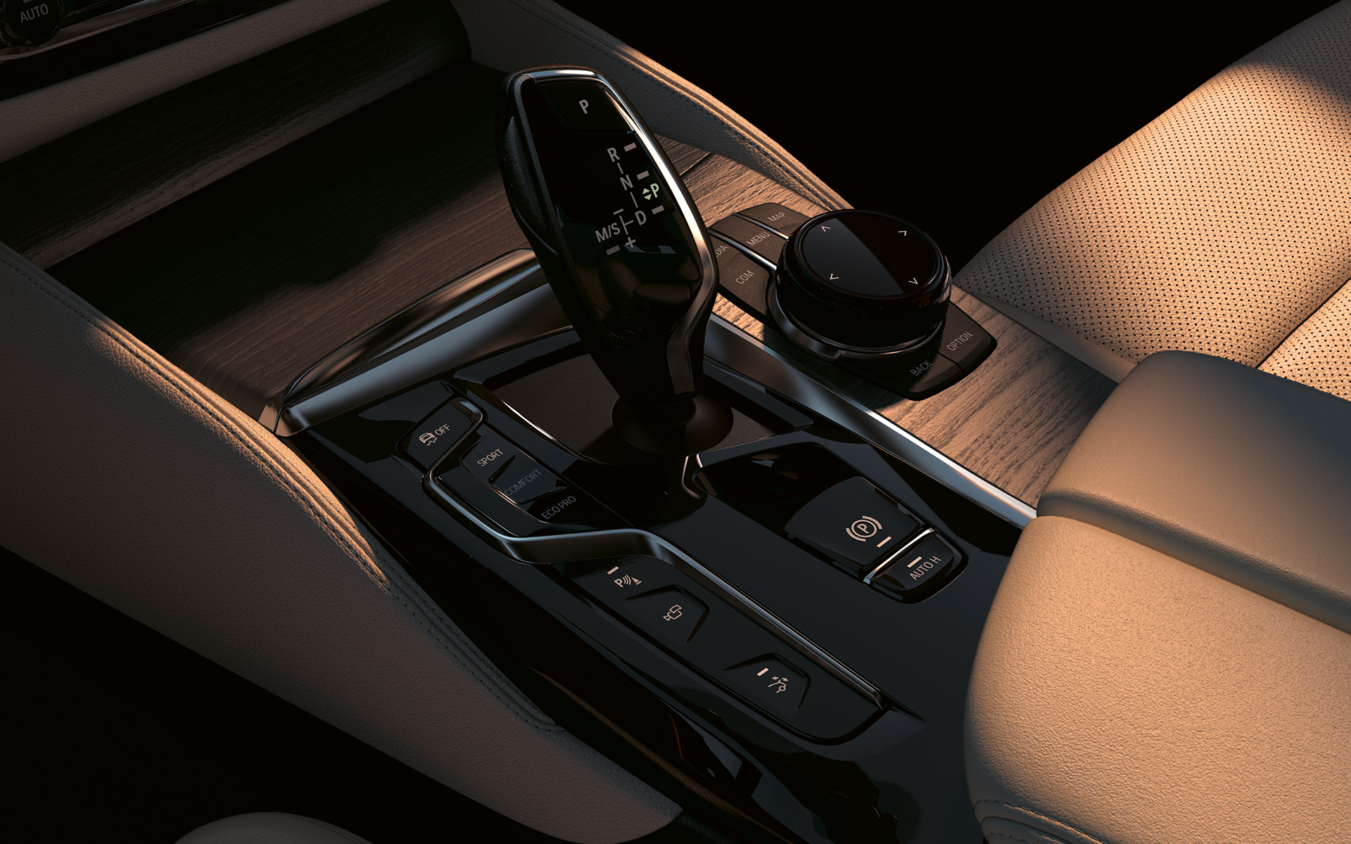 Control buttons BMW 6 Series Gran Turismo 640i xDrive G32 2020 interior