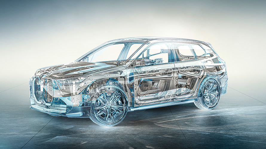 BMW iX i20 technical data sketch BMW iX i20 technical data sketch