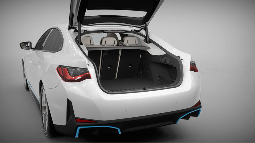 Luggage compartment and Tailgate BMW i4 G26 2021 