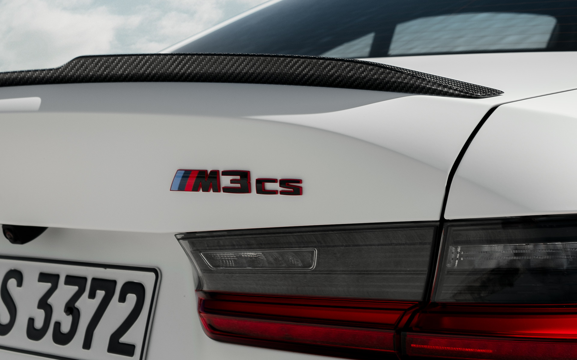 BMW M3 CS G80 CS specific badges