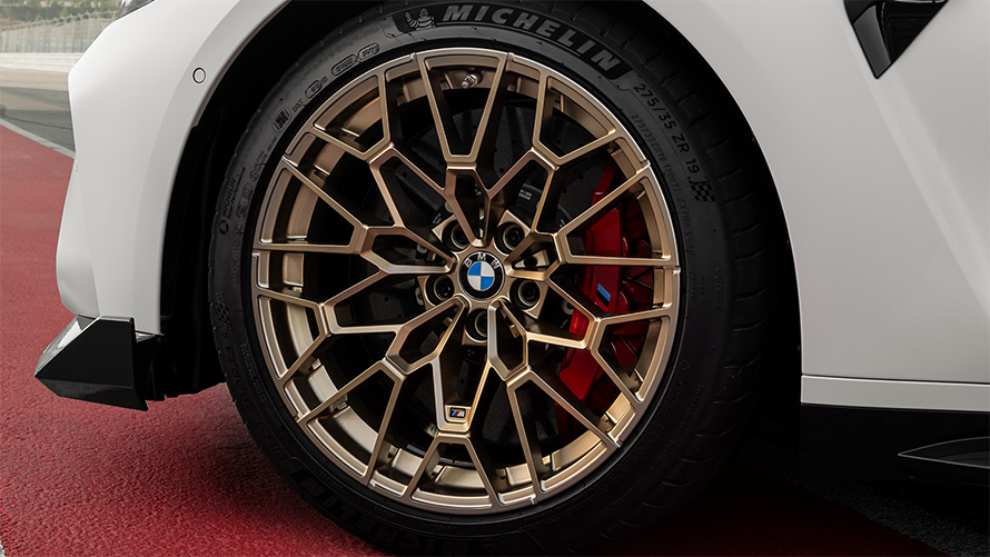 BMW M3 CS G80 M Carbon ceramic brake, red high-gloss 