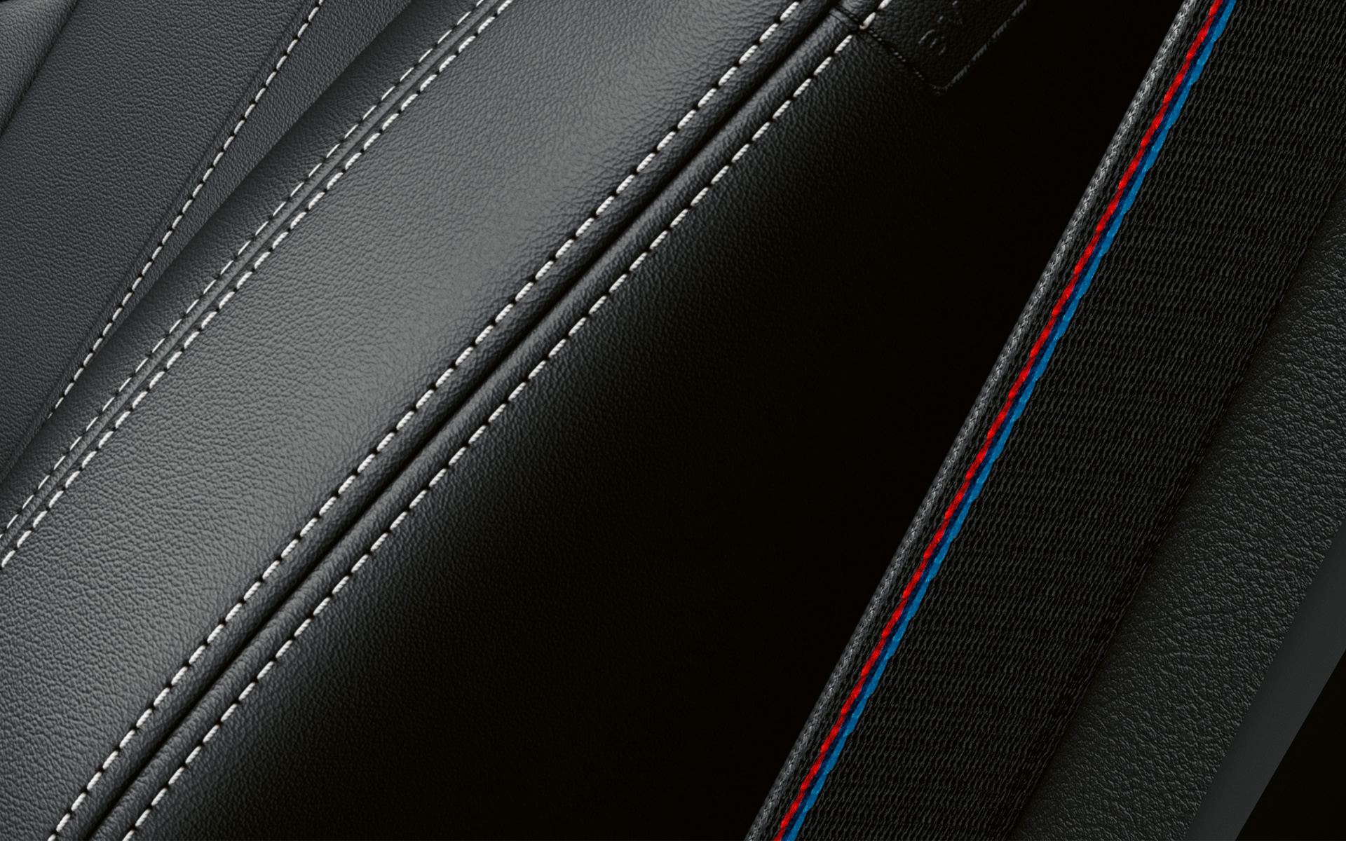 BMW M340i xDrive Sedan G20 M seat belts close-up