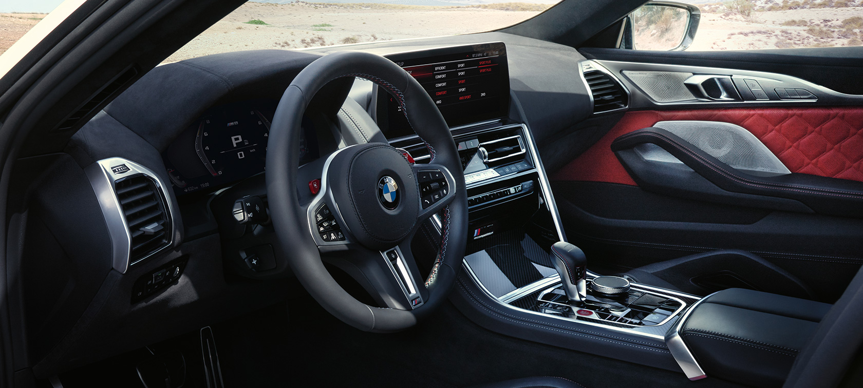 BMW M8 Competition Gran Coupé F93 LCI Facelift 2022 Cockpit Control Display