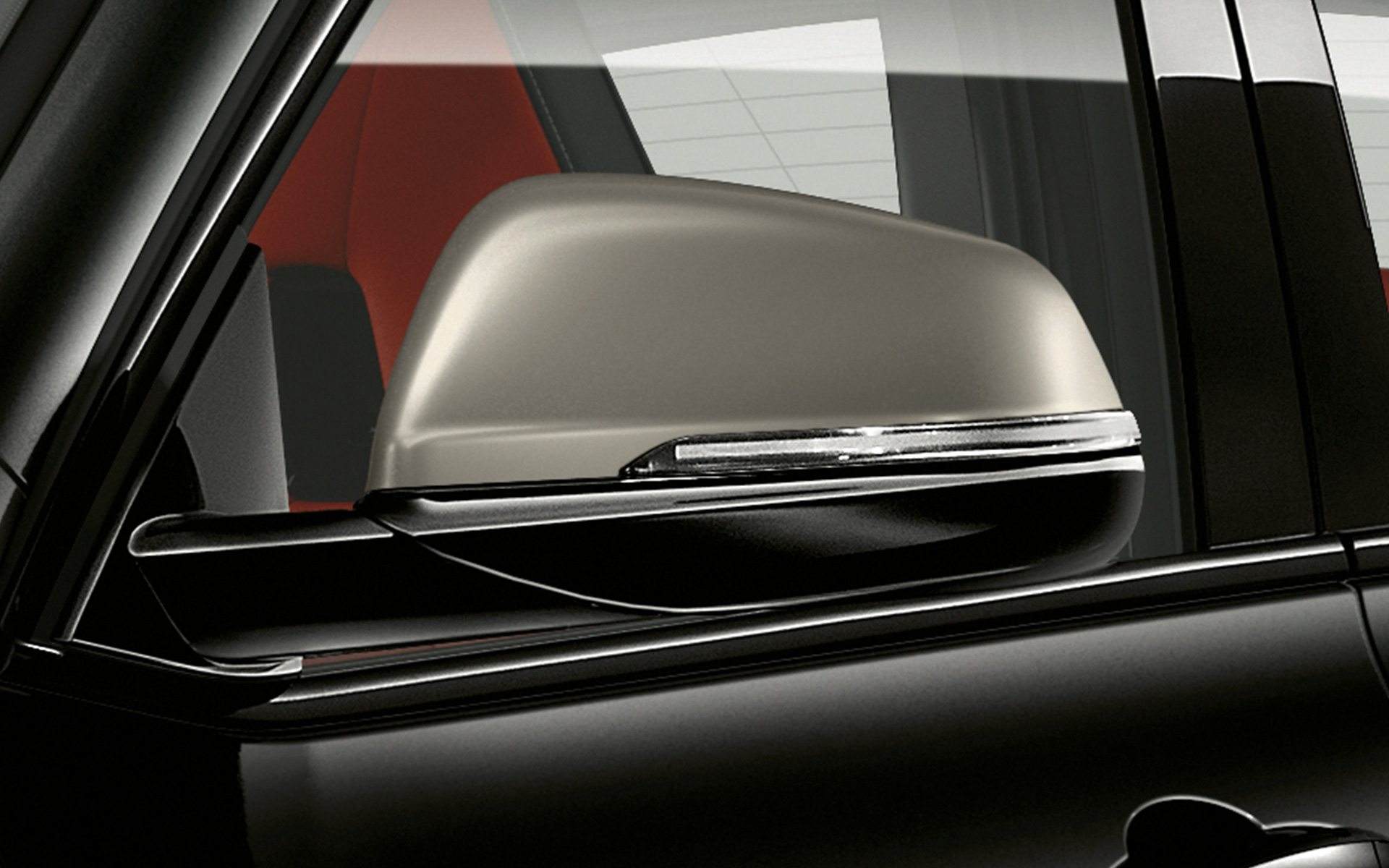 Mirror caps in Cerium Grey BMW X2 M35i (F39) Sapphire Black metallic Exterior