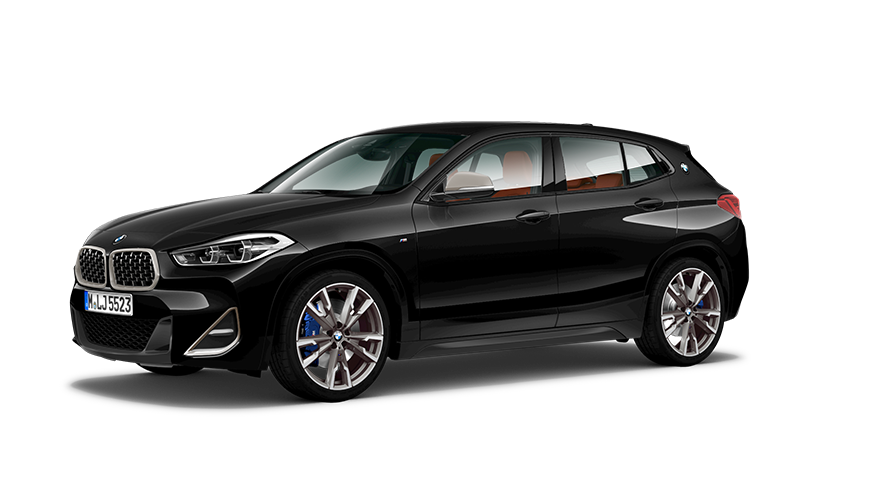 BMW X Series BMW X2 M Automobile F39 MP three-quarter side view 
