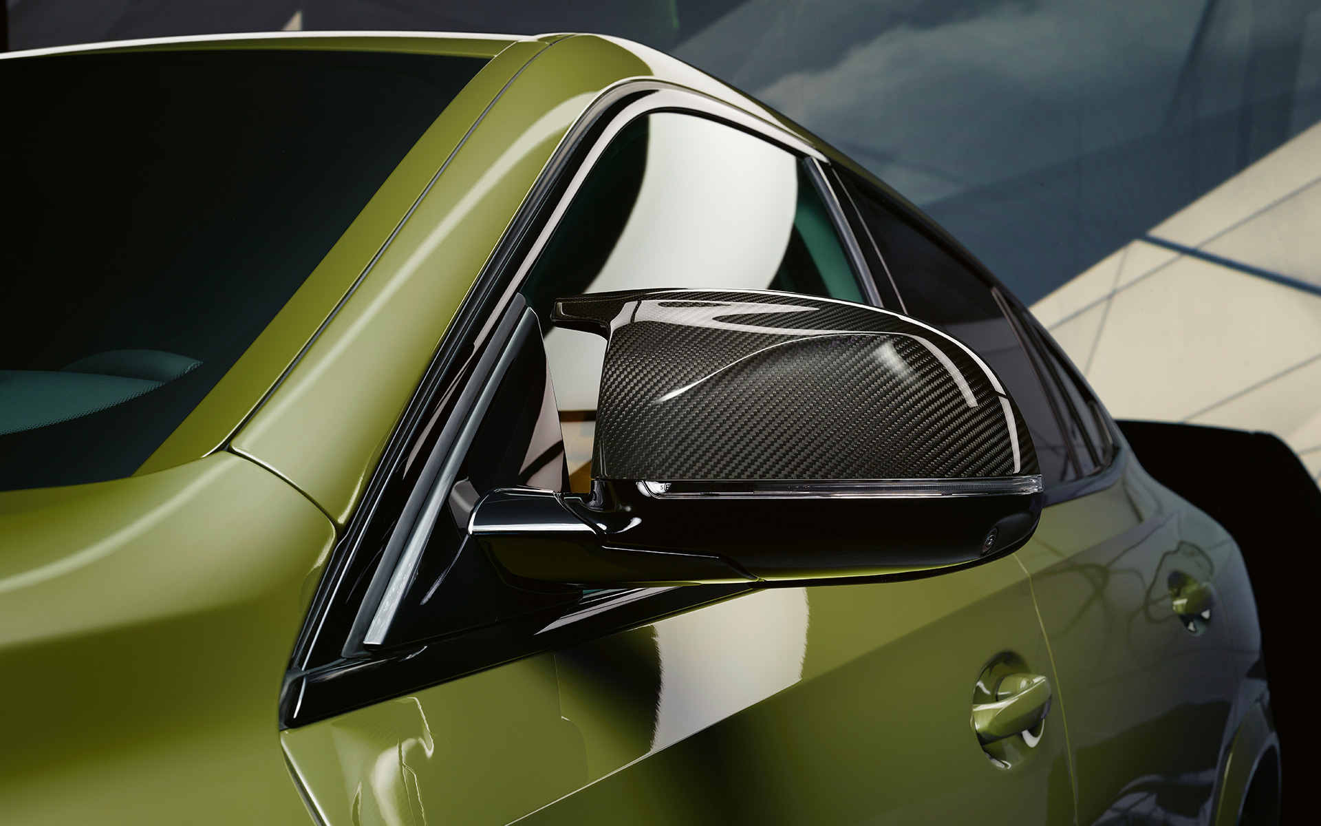 BMW X6 M Competition M carbon mirror cap F96 2020 SUV exterior