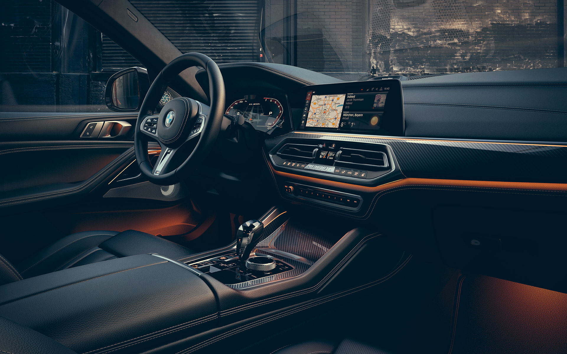 BMW X6 M50i driver oriented cockpit G06 2018 SUV