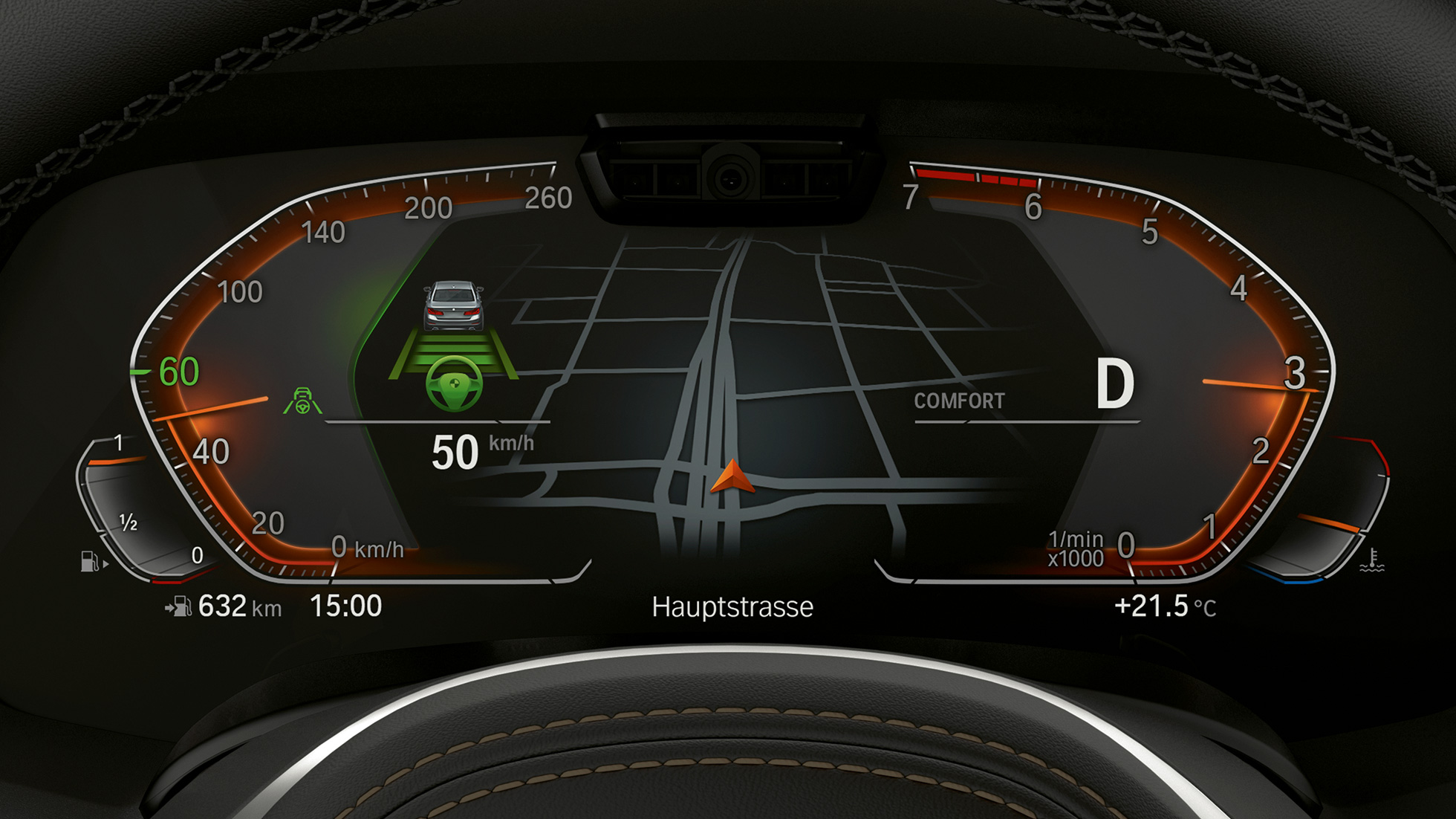 Display instrument cluster Driving Assistant Professional BMW X5 G05 2018 cockpit