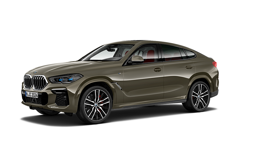 BMW X Series BMW X6 G06 three-quarter side view 