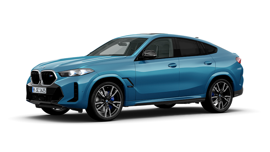 BMW X Series BMW X6 G06 three-quarter side view 