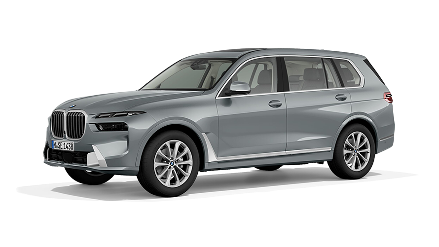 BMW X Series BMW X7 G07 three-quarter side view 