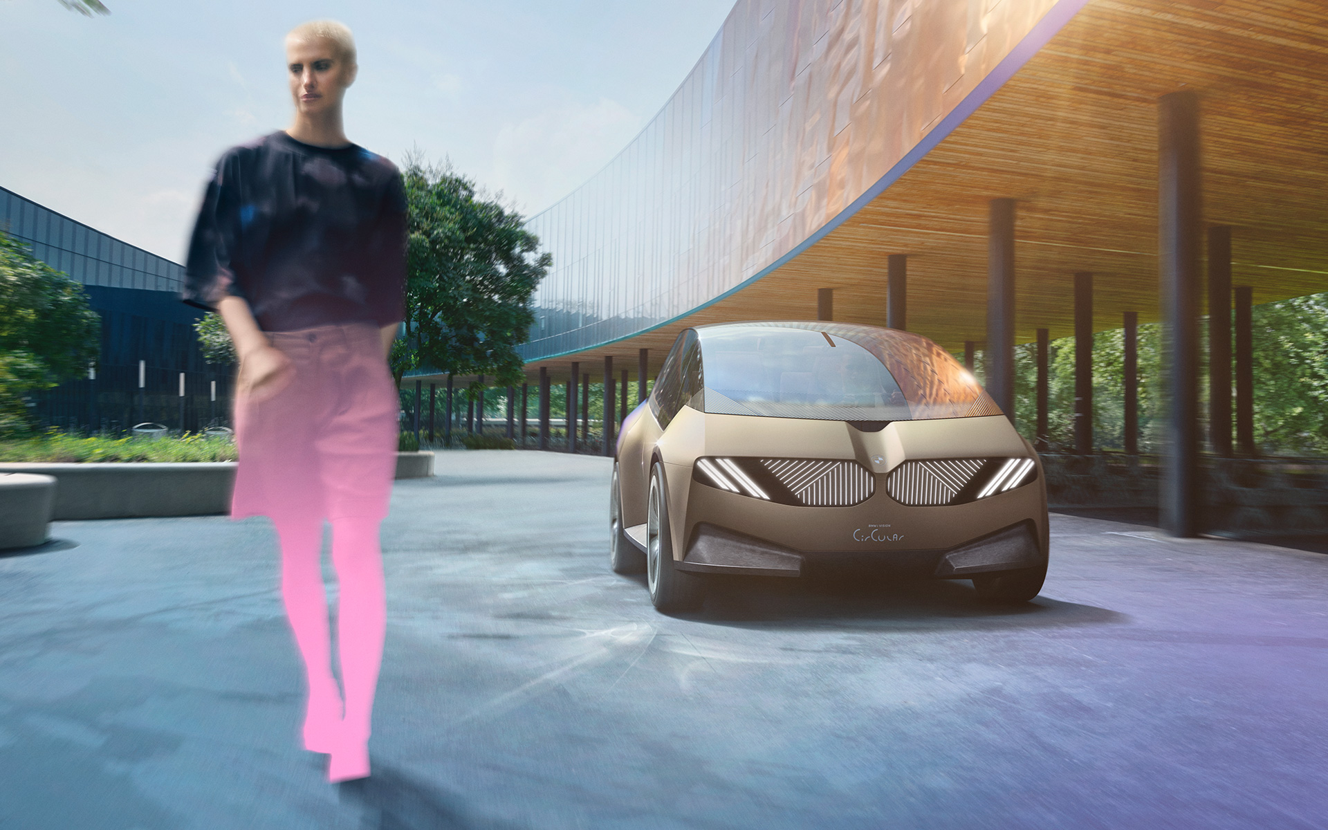 BMW i Vision Circular 2021 vision car impression 1
