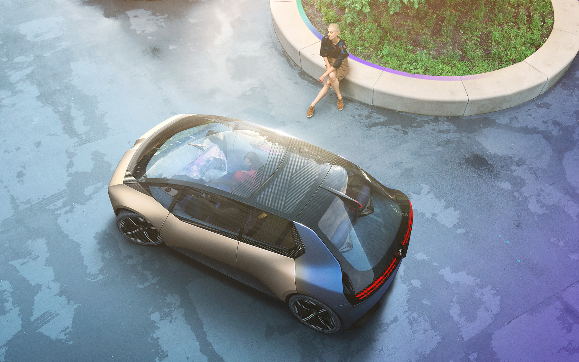 BMW i Vision Circular 2021 vision car impression 2