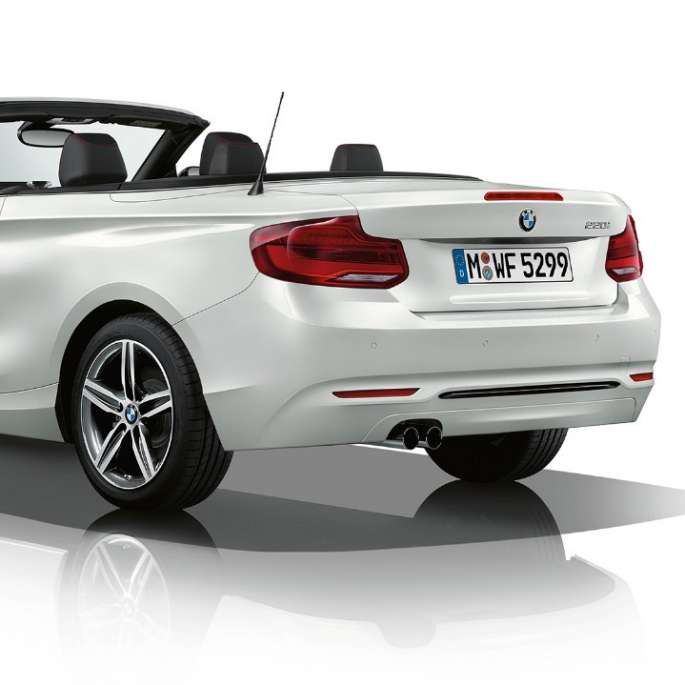 BMW 2 Series Convertible, Model Sport Line three-quarter rear shot