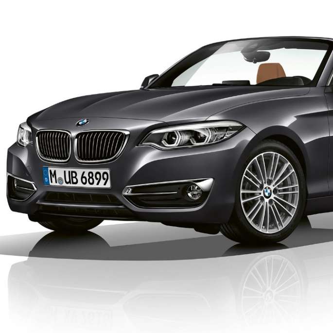 BMW 2 Series Convertible, Model Luxury Line three-quarter front shot