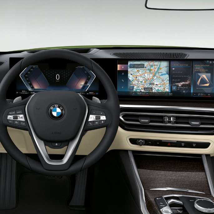 BMW 4 Series Convertible G23 2020 base model interior cockpit